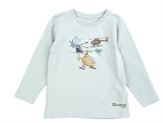 Name It blue surf t-shirt helicopter